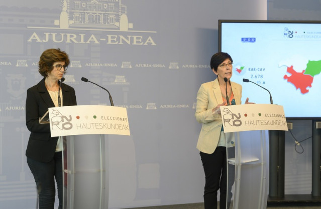 Estefanía Beltrán de Heredia (derecha), junto a Nekane Murga
