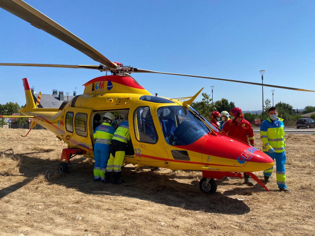 Herido grave un trabajador al caer desde un tejado en una obra en Pozuelo