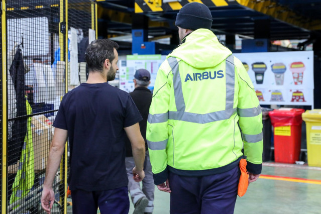 Operarios de Airbus