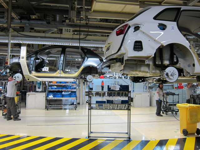 Fábrica De Seat En Martorell, Línea De Producción