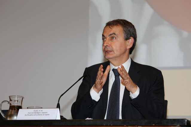 El expresidente del Gobierno José Luis Rodríguez Zapatero