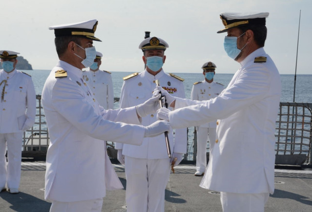 Relevo del nuevo Comandante de las Unidades de la Fuerza Acción Marítima y Comandante Naval de Cartagena