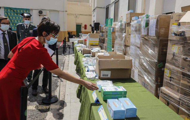 Presentación en València de los resultados de la operación 'Face Mask'