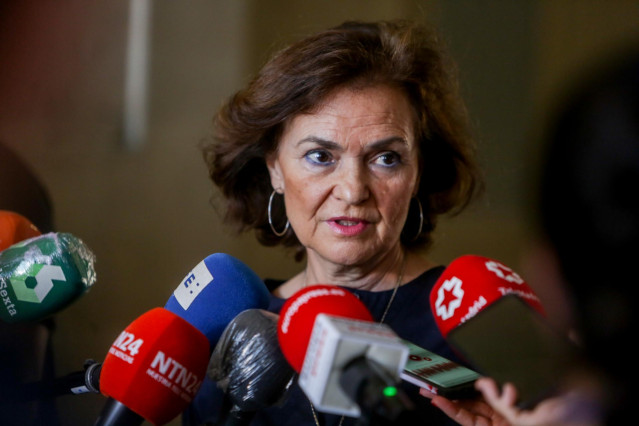 La vicepresidenta primera del Gobierno, Carmen Calvo, en una imagen de archivo