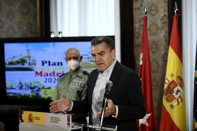 El delegado del Gobierno en Madrid, José Manuel Franco, interviene en la presentación del 