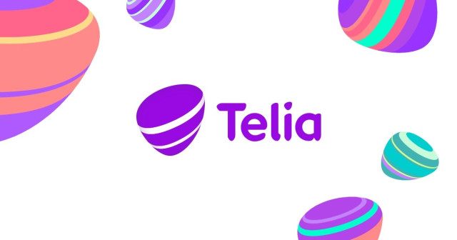 Logo de la teleco sueca Telia.
