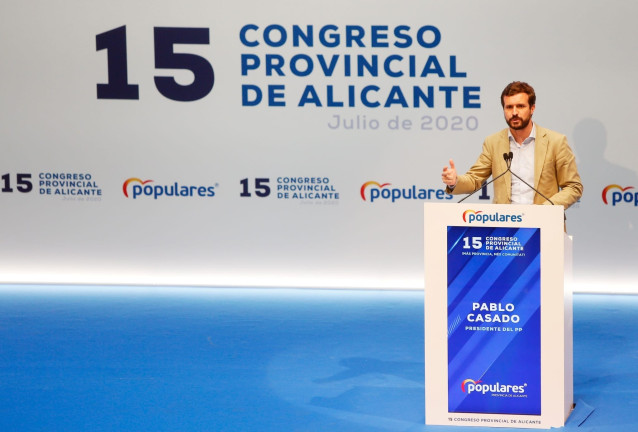 Pablo Casado, este sábado en Alicante.