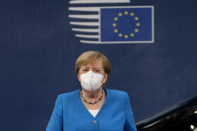 La canciller alemana, Angela Merkel, en Bruselas
