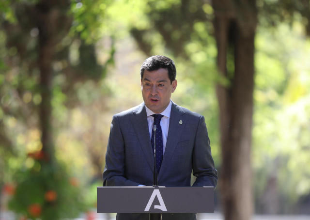 El presidente de la Junta, Juanma Moreno