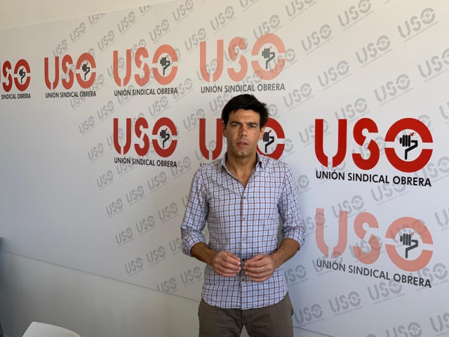 El secretario general de USO, Joaquín Pérez.