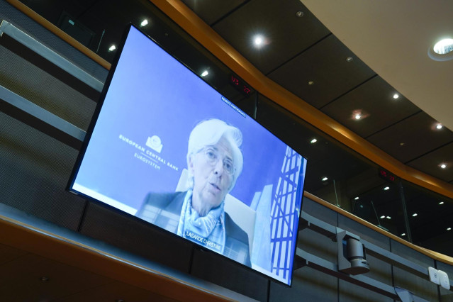 La presidenta del BCE, Christine Lagarde
