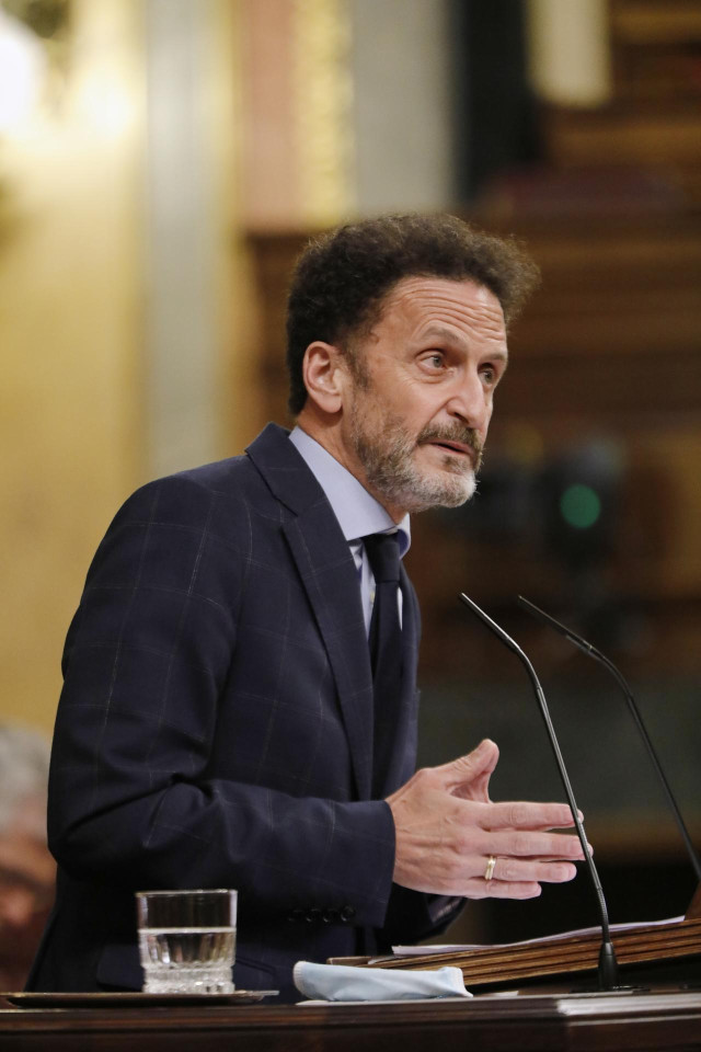 El portavoz adjunto de Ciudadanos en el Congreso de los Diputados, Edmundo Bal, en una sesión plenaria en la Cámara Baja.