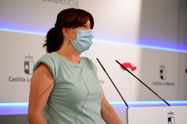 La portavoz de C-LM, Blanca Fernández.