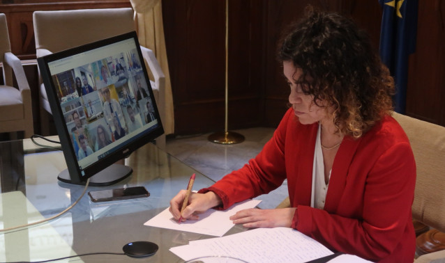 La consellera de Hacienda y Relaciones Exteriores, Rosario Sánchez.