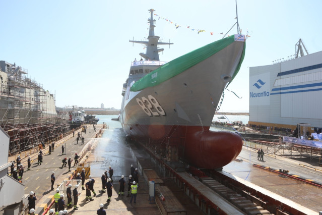 Corbeta 'Al-Jubail' construida en Navantia San Fernando para Arabia Saudí