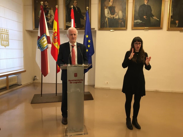 Declaración institucional del alcalde de Logroño, Pablo Hermoso de Mendoza