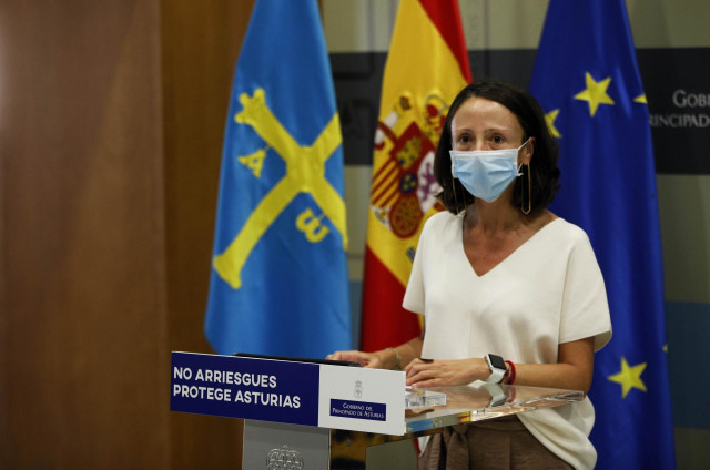 La portavoz del Gobierno del Principado, Melania Álvarez