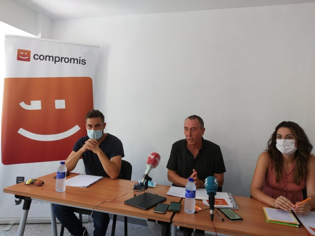 Gerard Fullana, Joan Baldoví y Aitana Mas.