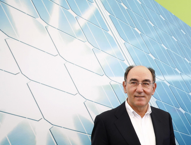 El Presidente Y Consejero Delegado De Iberdrola, Jos Ignacio Snchez Galn En La Planta Fotovoltica Nuez De Balboa En  La Provincia De Badajoz El 18 De Marzo Del 2019. Fotografa: Marcelo Del Pozo