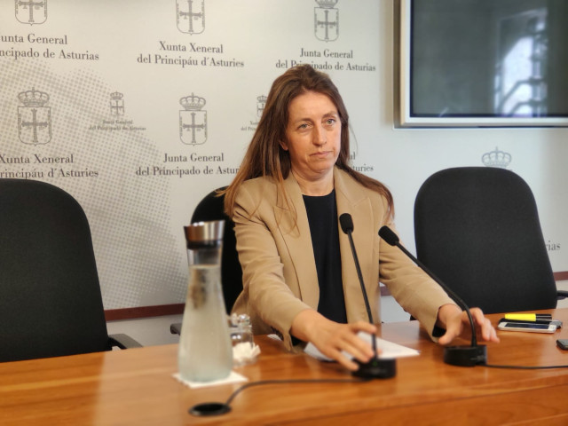 La portavoz de Podemos en la Junta General Lorena Gil.
