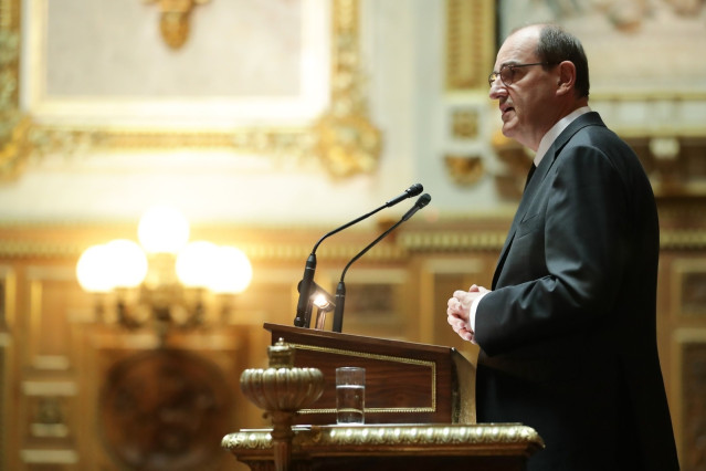 El primer ministro de Francia, Jean Castex, en una comparecencia en la Asamblea Nacional