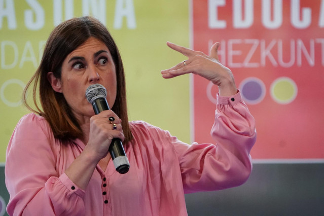 La candidata a lehendakari de Elkarrekin Podemos, Miren Gorrotxategi