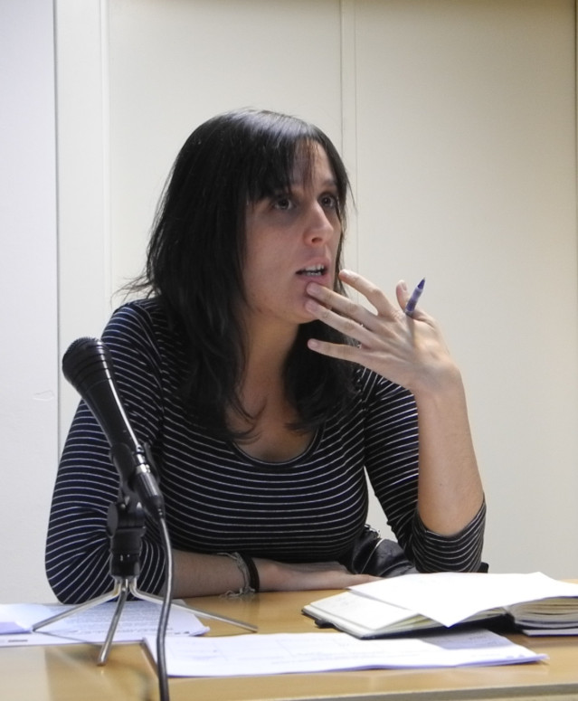 Carolina Cordero, portavoz del grupo municipal de IU-Los Verdes en Parla