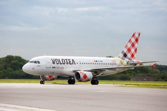 Un avión de Volotea