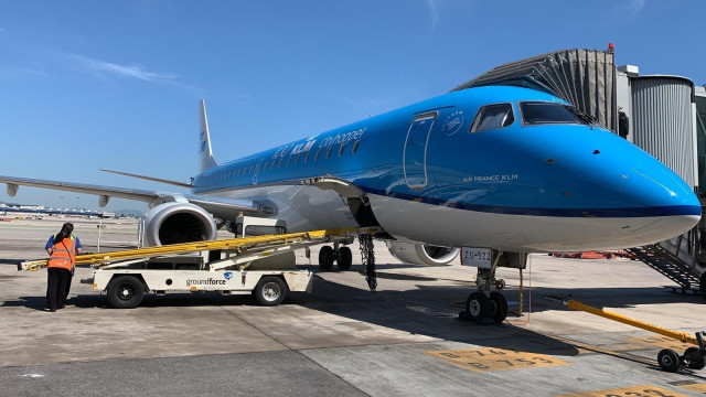 Avión KLM.