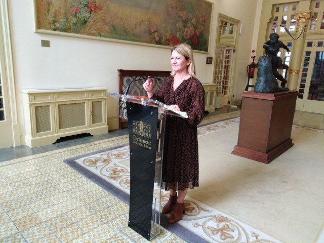 La diputada del Grupo Parlamentario Popular en Baleares, Núria Riera.