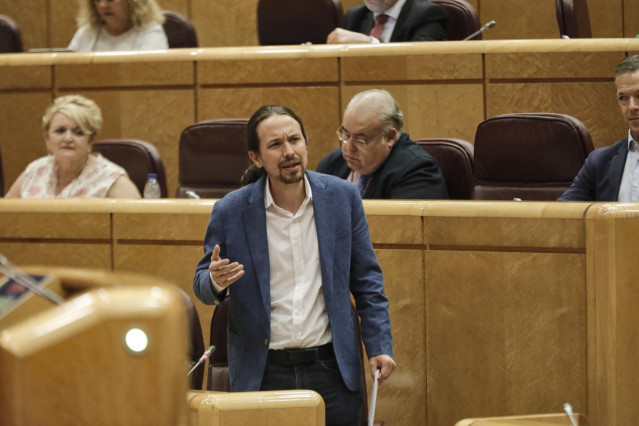El vicepresidente segundo del Gobierno y Ministro de Derechos Sociales y Agenda 2030, Pablo Iglesias.