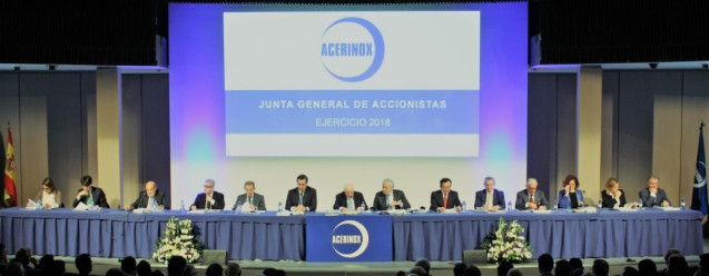 Junta general de accionistas de Acerinox del ejercicio 2018