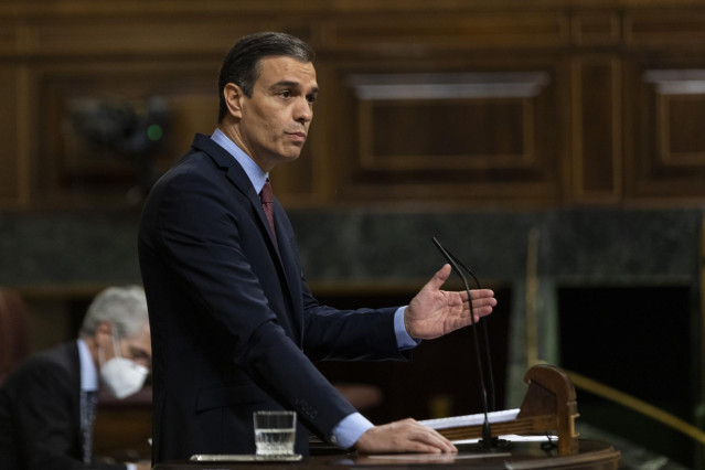 El presidente del Gobierno, Pedro Sánchez