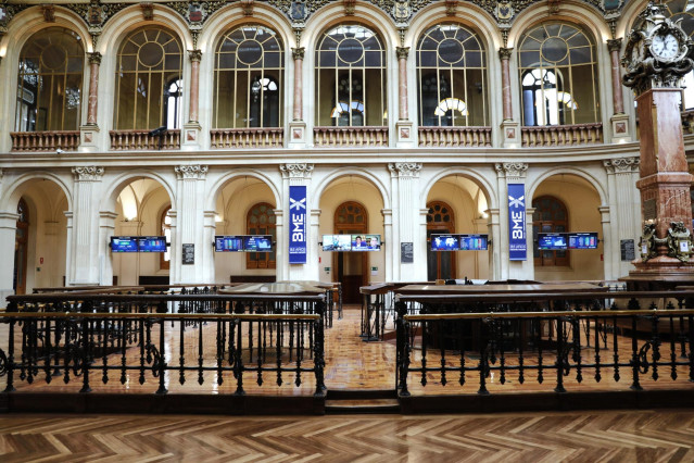 Interior del Palacio de la Bolsa, en Madrid