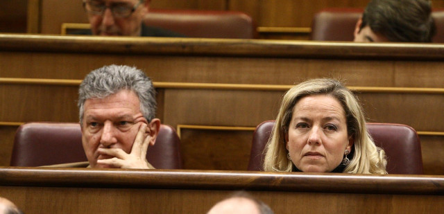 Los diputados de CC-NC en el hemiciclo