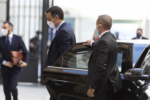 El presidente del Gobierno, Pedro Sánchez