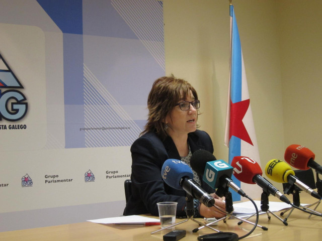 Montse Prado en rueda de prensa