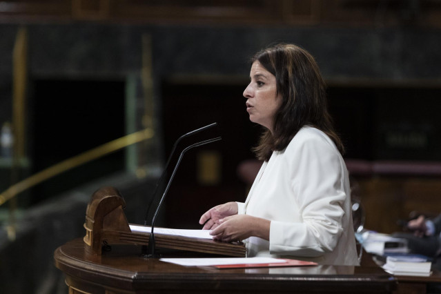 La portavoz del Grupo Socialista en el Congreso de los Diputados, Adriana Lastra