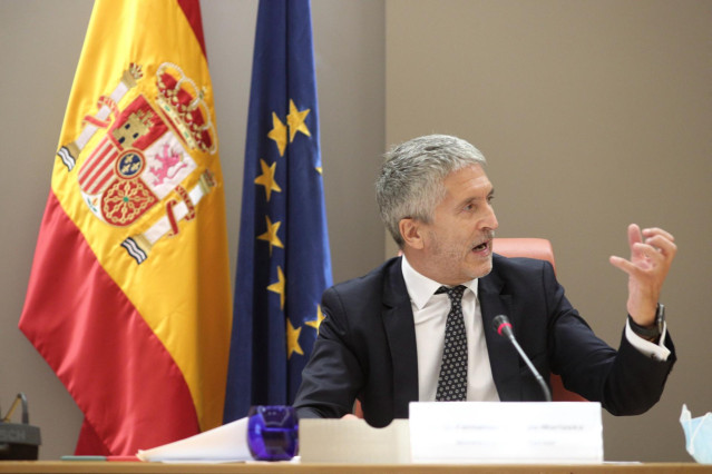 El ministro del Interior, Fernando Grande-Marlaska, durante un acto reciente