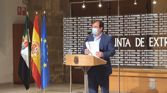 El presidente de la Junta de Extremadura, Guillermo Fernández Vara