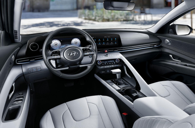 Imagen del interior de un modelo de Hyundai.