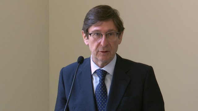 El presidente de Bankia, José Ignacio Goirigolzarri, durante su estancia en València este jueves.