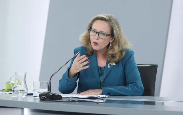La vicepresidenta tercera del Gobierno y ministra de Asuntos Económicos y Transformación Digital, Nadia Calviño