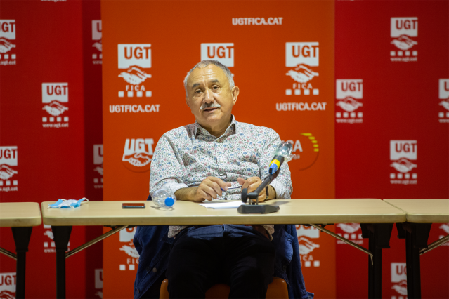 El secretario general de UGT, Pepe Álvarez