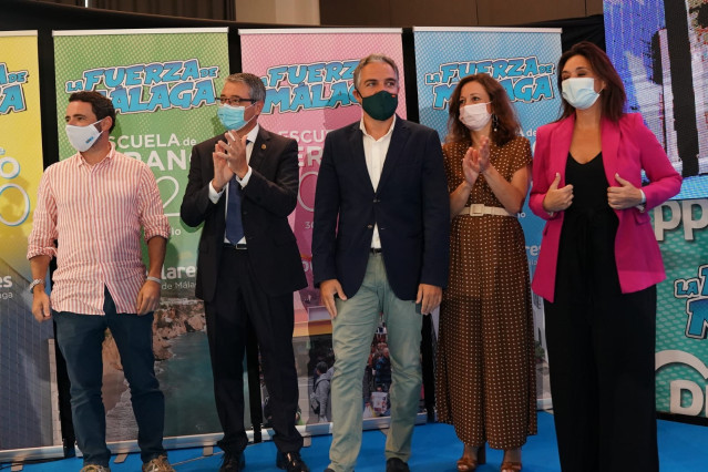 Bendodo en la clausura de la Escuela de Verano del PP de Málaga