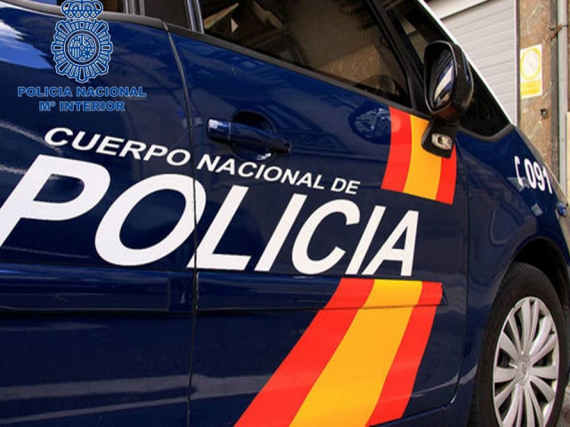 Vehículo de la Policía Nacional.