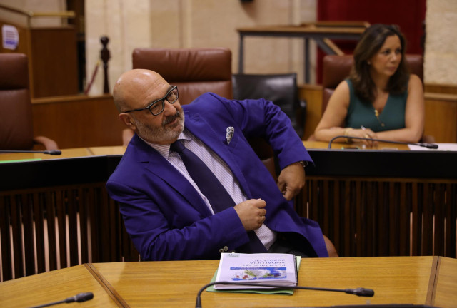 El portavoz del grupo parlamentario Vox, Alejandro Hernández, en una foto de archivo