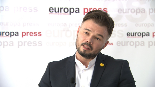 El portavoz de ERC en el Congreso, Gabriel Rufián