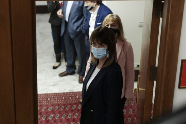 Idoia Mendia, en la constitución del Parlamento vasco