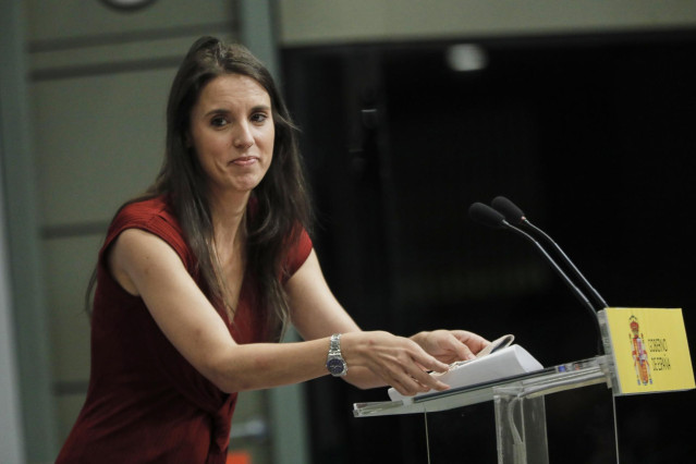 La ministra de Igualdad, Irene Montero.